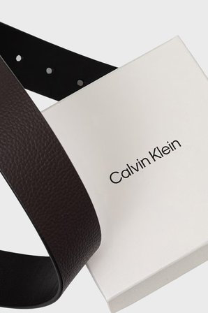 Calvin Klein Deri Logolu Kemer LV04D7118GVZZ Erkek KEMER LV04D7118G VZZ SİYAH