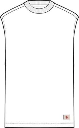 CALVIN KLEIN Erkek Marka Logolu Günlük Kullanıma Uygun Beyaz T-Shirt LV04RF273G YAF
