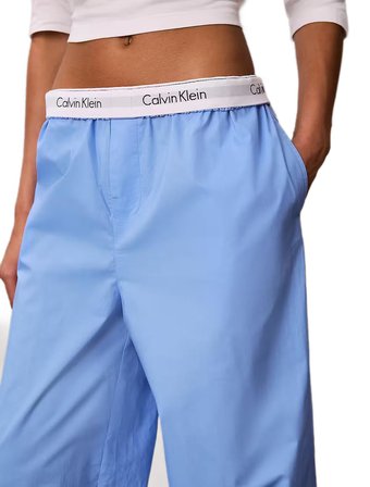Calvin Klein Kadın Uzun Kollu Pantolonlu Pijama Takımı LV00QS7638 