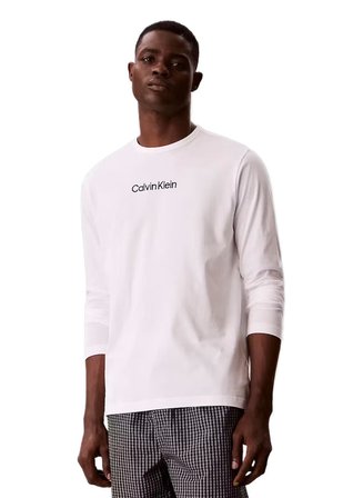 Calvin Klein Erkek Siyah Uzun Kollu Pijama Takımı LV00NM2953 