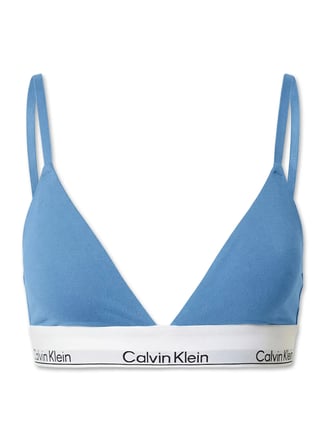 Calvin Klein Mavi Kadın LV00QF8498 CK WOMEN Balenli Sütyen