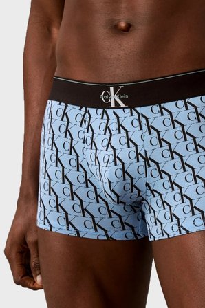 Calvin Klein Pamuklu Logolu 3 Pack Boxer LV00NB447253Q Erkek BOXER LV00NB4472 53Q Siyah-Beyaz-Mavi