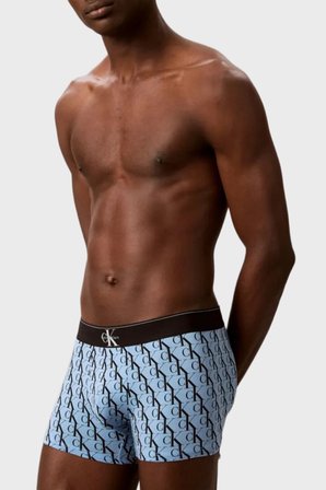 Calvin Klein Pamuklu Logolu 3 Pack Boxer LV00NB447253Q Erkek BOXER LV00NB4472 53Q Siyah-Beyaz-Mavi