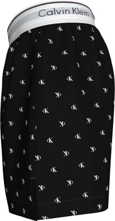 CALVIN KLEIN Erkek Marka Logolu Beyaz Elastik Bantlı Siyah-Beyaz  Logolu Pijama LV00NM2831 PCS
