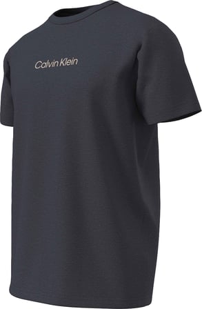 CALVIN KLEIN Erkek Marka Logolu Pamuklu Bisiklet Yakalı Nem Emici Kumaşlı Şık Görünümlü Günlük Kullanıma Uygun MAVİ T-Shirt 000NM2748E CCI