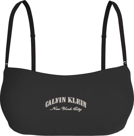 CALVIN KLEIN Kadın Marka Logolu Günlük Kullanıma Uygun Siyah Sütyen LV00QF8710 UB1
