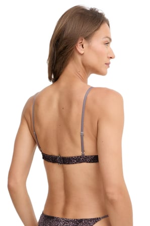 Calvin Klein Kadın Kahverengi Signature Satin Bra LV00QF8392