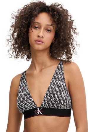 Calvin Klein Kadın Siyah Hafif Destekli Üçgen Sütyen LV00QF8703 