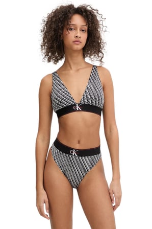 Calvin Klein Kadın Siyah Hafif Destekli Üçgen Sütyen LV00QF8703 