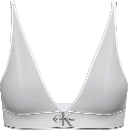 CALVIN KLEIN Kadın Marka Logolu Günlük Kullanıma Uygun Beyaz Sütyen LV00QF8703 100