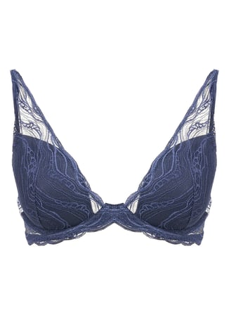 Calvin Klein Lacivert Kadın 000QF8121E CK WOMEN Balenli Sütyen