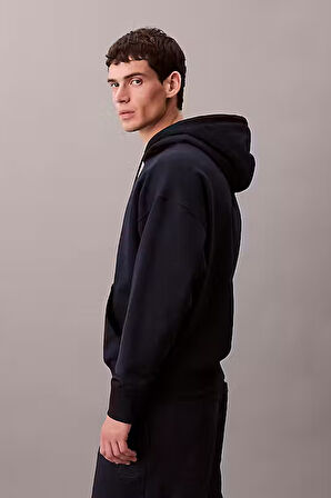 Erkek Regular Fit Premium Terry Kapüşonlu Sweatshirt - Koyu Lacivert | L