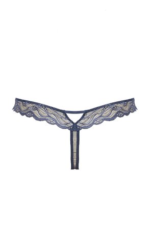 Calvin Klein Lacivert Kadın Tanga 000QF8093E CK WOMEN