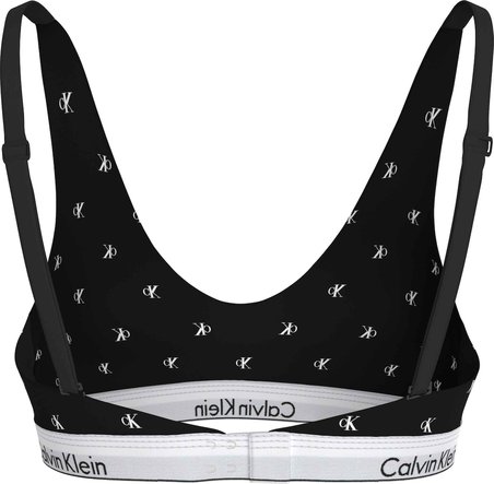CALVIN KLEIN Kadın Marka Logolu Günlük Kullanıma Uygun Siyah-Beyaz  Logolu Sütyen LV00QF8503 PCS