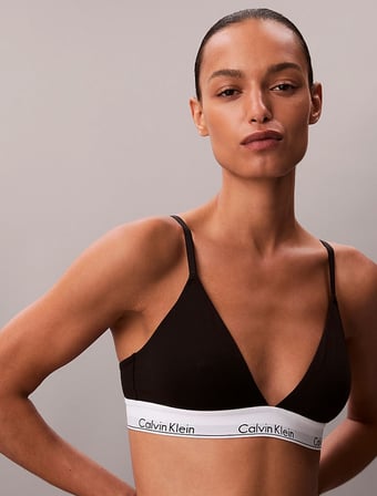 CALVIN KLEIN Kadın Marka Logolu Şık Tasarımlı Günlük Kullanıma Uygun SİYAH Sütyen LV00QF8498 UB1
