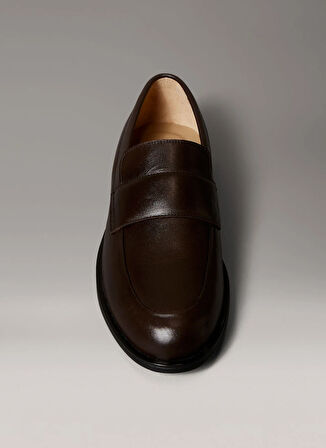 Calvin Klein Kahve Erkek Klasik Ayakkabı ESS RUBBER BAND LOAFER LTH