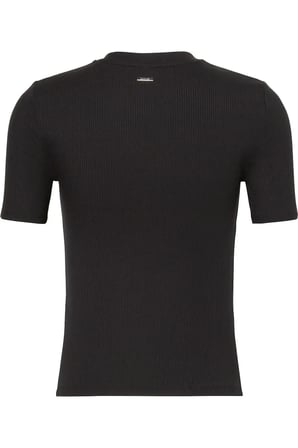 A- Modal Rib Tee Essential Kadın Kahverengi T-Shirt