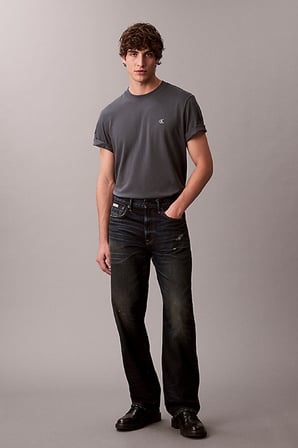 Erkek Ss Easy Monogram T-Shirt - Antrasit | XL