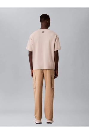 RLXD STRAIGHT COMFORT COTTON CAR Erkek Kahverengi Kargo Pantolon