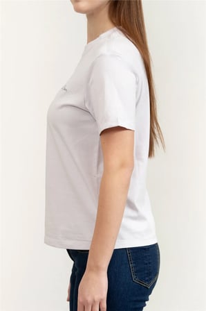 SS Classic Graphic Tee Kadın Bisiklet Yaka T-Shirt Mor