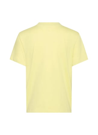 Calvin Klein Jeans Yuvarlak Yaka Baskılı Sarı Kadın T-Shirt SS CLASSIC GRAPHIC TEE