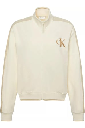 LS STRETCH TERRY FZ TRACK JACKET Kadın Krem Sweatshirt