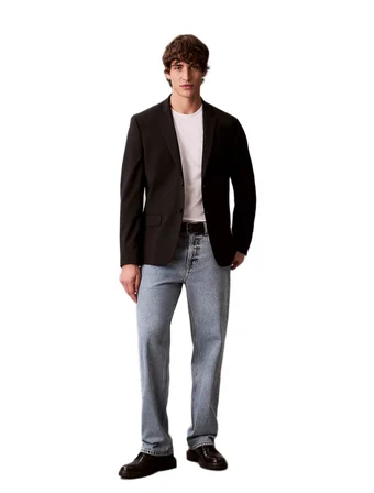 Calvin Klein Erkek Ls Supıma Interlock Solıd Crewne T-Shirt Lv04Ld227Gyaf