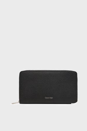Calvin Klein Logolu Fermuarlı Cüzdan LV04D1107GUB1 Erkek CÜZDAN LV04D1107G UB1 SİYAH