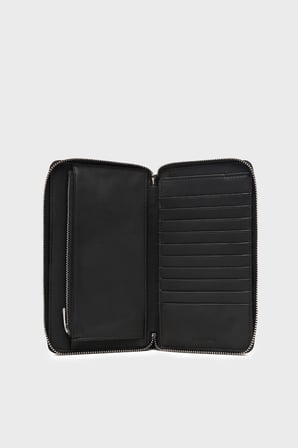 Calvin Klein Logolu Fermuarlı Cüzdan LV04D1107GUB1 Erkek CÜZDAN LV04D1107G UB1 SİYAH