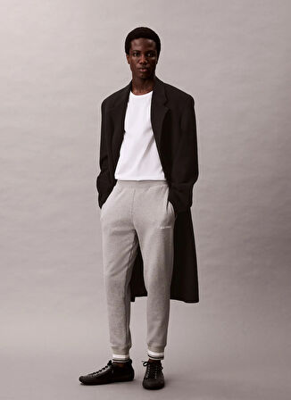 Calvin Klein Jeans Relaxed Gri Erkek Eşofman Altı LVGMF5P708P7A KNIT JOGGER