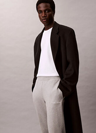 Calvin Klein Jeans Relaxed Gri Erkek Eşofman Altı LVGMF5P708P7A KNIT JOGGER