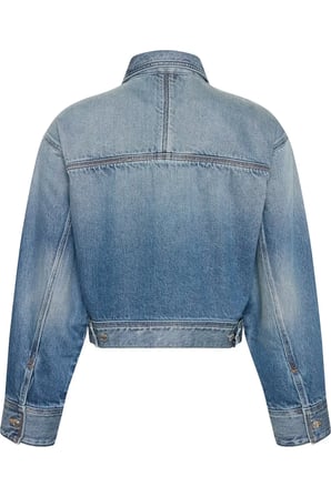 WORKWEAR JACKET CK SANDED BLUE Kadın Mavi Kot Ceket