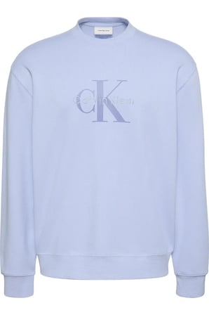 LS EU 350TERRY MONOLOGO CN SWTSH Erkek Mavi Sweatshirt