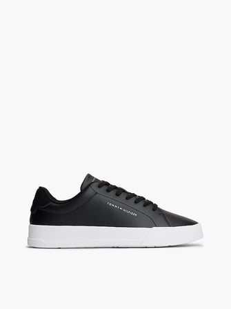 TOMMY HILFIGER Erkek Marka Logolu Günlük Kullanıma Uygun Siyah Sneaker FM0FM05904 BDS