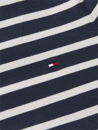 COTTON JERSEY FINE C-NK SS SWT Kadın Mavi Kazak - WW0WW49705