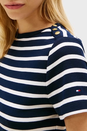 Tommy Hilfiger Bayan T Shirt WW0WW49250 0X3