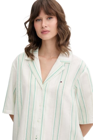 Tommy Hilfiger Kadın Yeşil Şortlu Takım UW0UW06329 