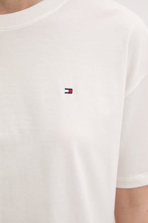 Tommy Hilfiger Kadın Bej Desenli Şortlu Pijama Takımı UW0UW05760