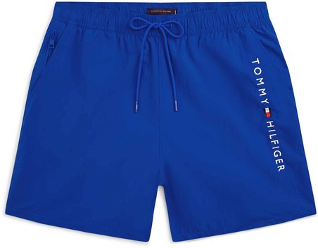 TOMMY HILFIGER Erkek Marka Logolu Günlük Kullanıma Uygun Mavi Deniz Şortu UM0UM03748 C7F