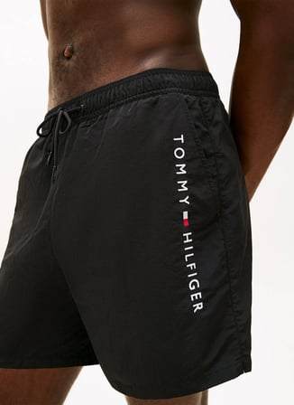Tommy Hilfiger Siyah Erkek Şort Mayo UM0UM03748BDS