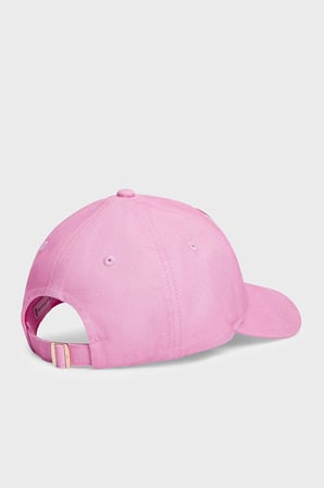 Tommy Hilfiger % 100 Pamuk Logo İşlemeli Şapka Bayan ŞAPKA AW0AW18338 TOR PEMBE