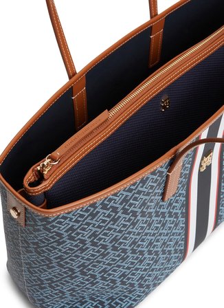 Tommy Hilfiger Mavi Kadın Tote Çanta AW0AW183900GY
