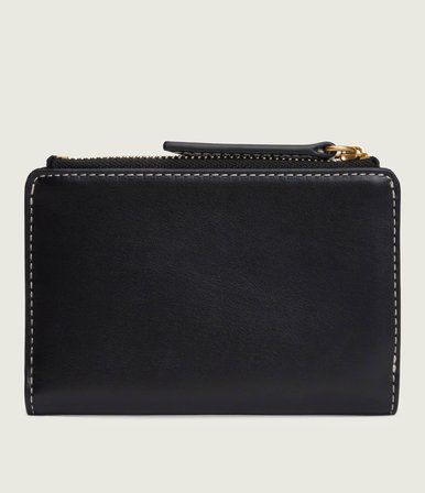 TH SCRIPT LEATHER BIFOLD Kadın Siyah Cüzdan - AW0AW18490