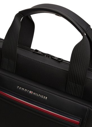 Tommy Hilfiger Siyah Erkek Laptop Çantası TH FOUNDATION COMPUTER BAG