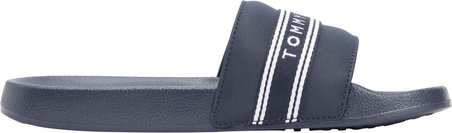 TOMMY HILFIGER Kadın Marka Logolu Günlük Kullanıma Uygun Mavi Terlik FW0FW09359 DW6