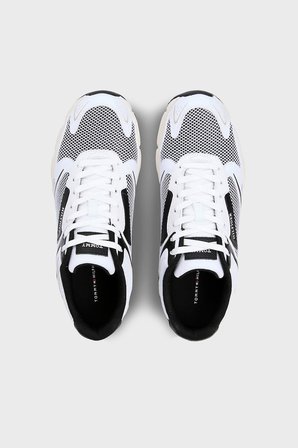 Tommy Hilfiger Logolu Sneaker Ayakkabı Erkek AYAKKABI FM0FM05833 BDS SİYAH