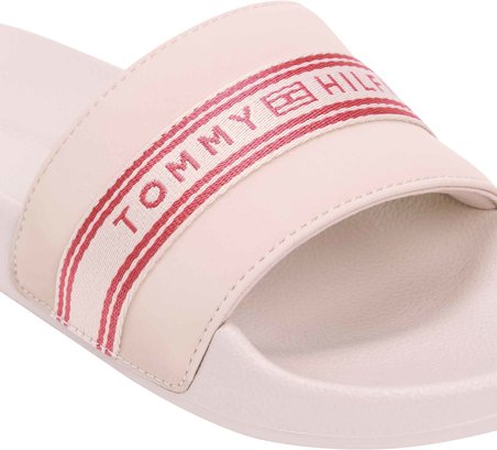 TOMMY HILFIGER Kadın Marka Logolu Günlük Kullanıma Uygun Pembe Terlik FW0FW09359 TQN