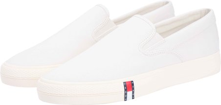 TOMMY HILFIGER Erkek Marka Logolu Günlük Kullanıma Uygun Beyaz Sneaker EM0EM01675 YBI