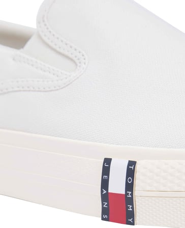 TOMMY HILFIGER Erkek Marka Logolu Günlük Kullanıma Uygun Beyaz Sneaker EM0EM01675 YBI