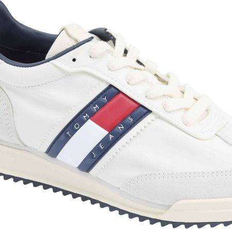 TOMMY HILFIGER Erkek Marka Logolu Günlük Kullanıma Uygun Mavi Sneaker EM0EM01694 0GY